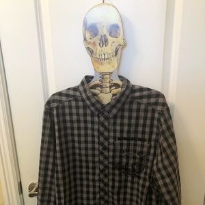 DKNY Jeans Men’s S Plaid Shirt